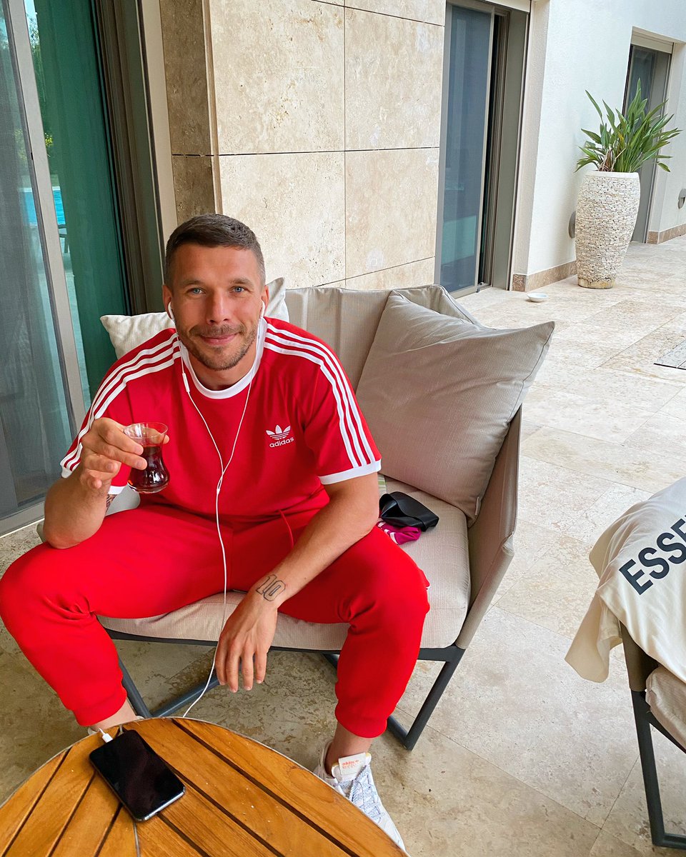 Lukas Podolski Com Always Time To Drink My Cay Cay Littlebreak