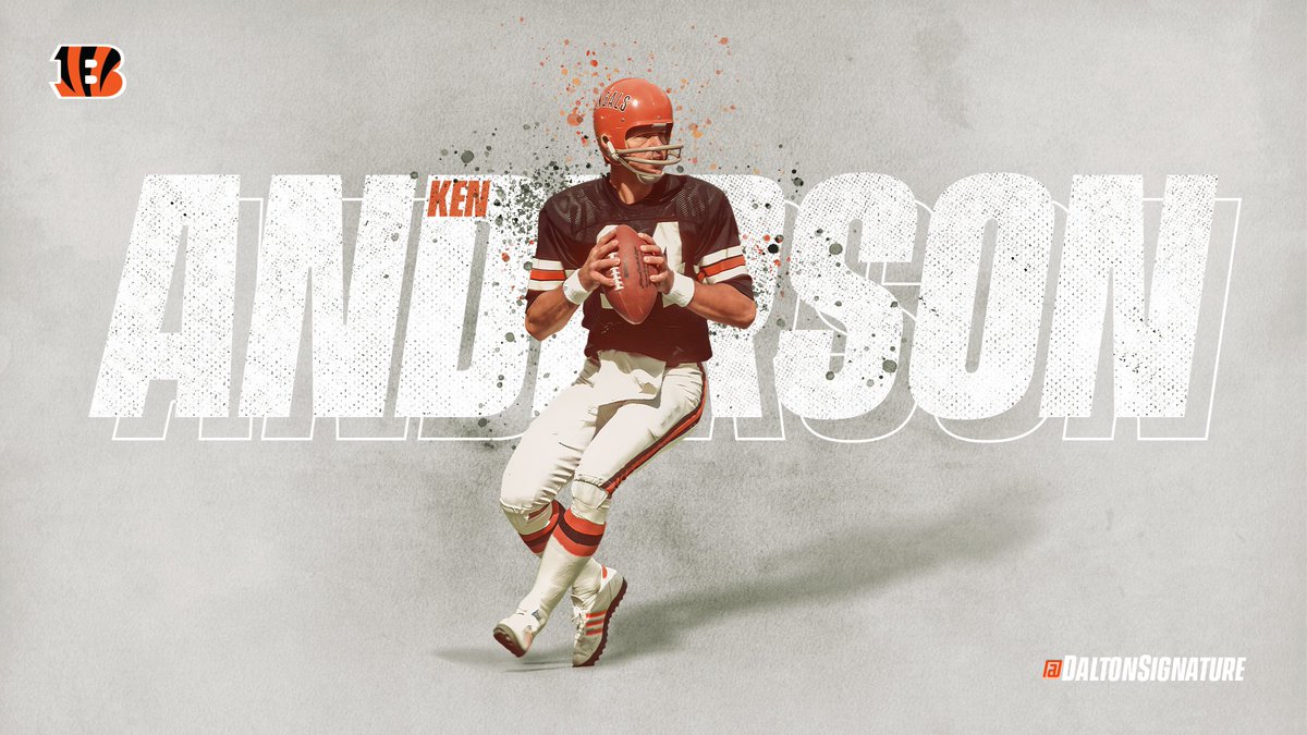 DaltonSignature's tweet photo. Ken Anderson, played with the Bengals from 1971-86.
197 TDs
32,838 YDS
81.9% RTG
College: Augustana (IL)
HS: Batavia (IL)
Draft 1971: 3rd rd (67th overall)
#CincinnatiFootballHistory #KenAnderson #putKENin #Bengals #Needs2BeInHOF #WHODEY
#SMSports #DaltonSignature
@ProFootballHOF https://t.co/9mXVVMl49O