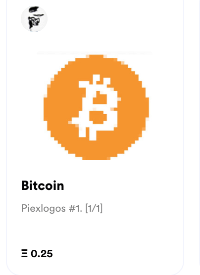CollinsCustomIP's tweet photo. In around 2 hrs, I'll be announcing & listing a new #pixelart collection: #pixelogos
For now, only the genesis #1 token is for sale, & only on @rariblecom:
https://t.co/cqM24jNMNJ 0.25
#cryptoart #NFT #NFTs https://t.co/p7PfT9pWKT