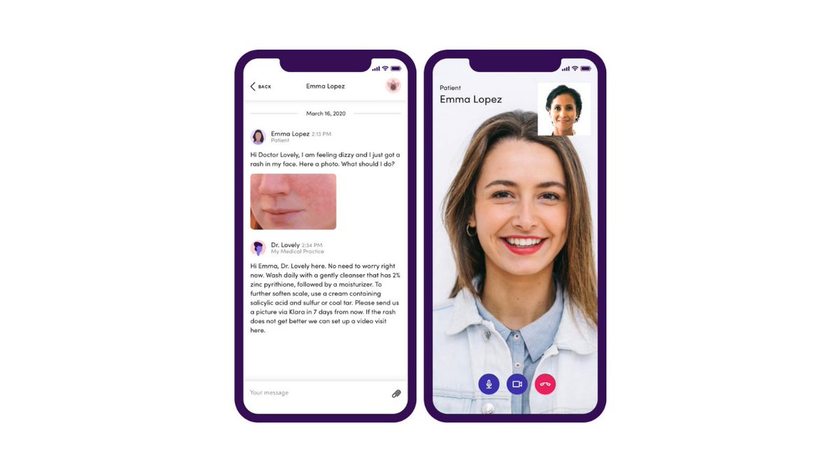 Real-time video visits with up to four participants. No download, no login. It's just you and your patients. #telemedicine

Schedule a free demo today: bit.ly/3aaQ3YH