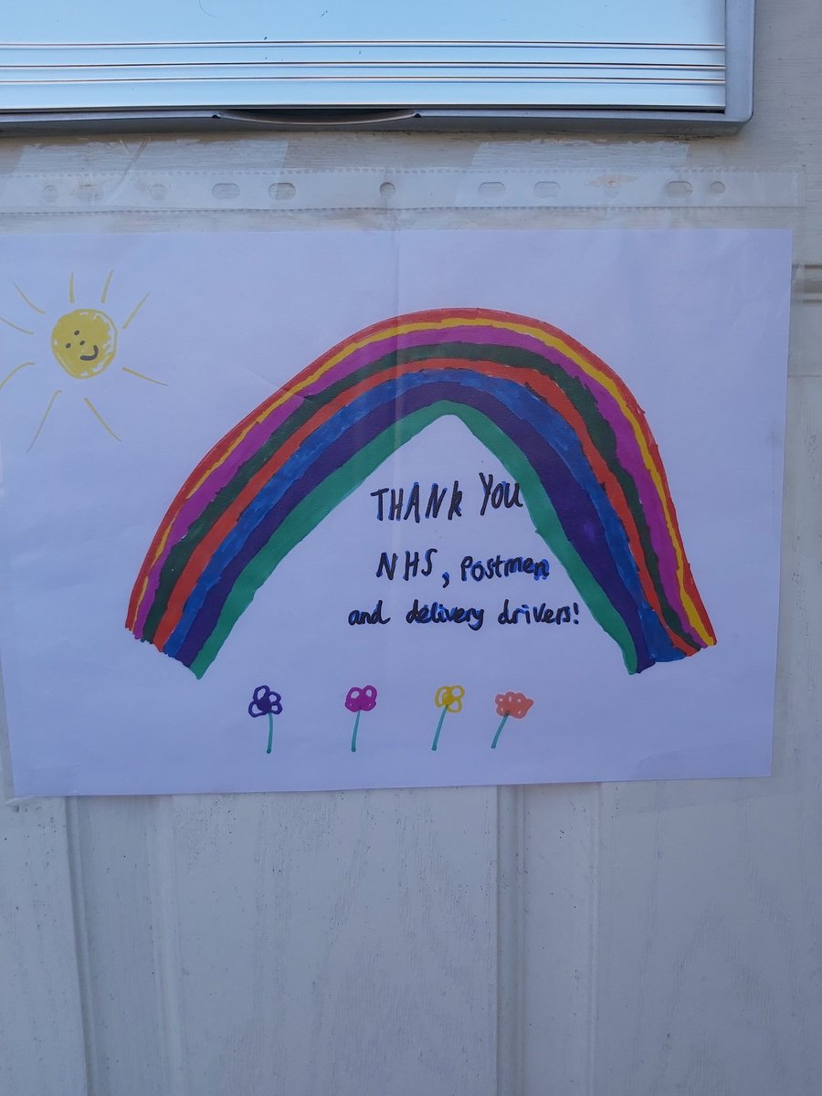 ratoad's tweet photo. @OPA_LG_5KB Sam's little message on our front door 🌈 https://t.co/Ra3mRpQwlC