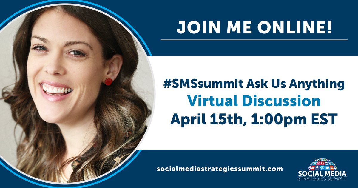 megconley's tweet photo. Marketing during troubling times is hard and we're all looking for answers - bring your questions and let's find them together! https://t.co/5REuVBilHJ #digitalmarketing #SMSSummit https://t.co/Xd7BhSLn8Y