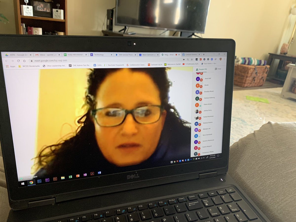 Love seeing the ways our T’s are still connecting with our students and finding creative ways to still deliver instruction.  It was great checking in with Mrs. Moorehead’s and Mrs. Amann’s class.