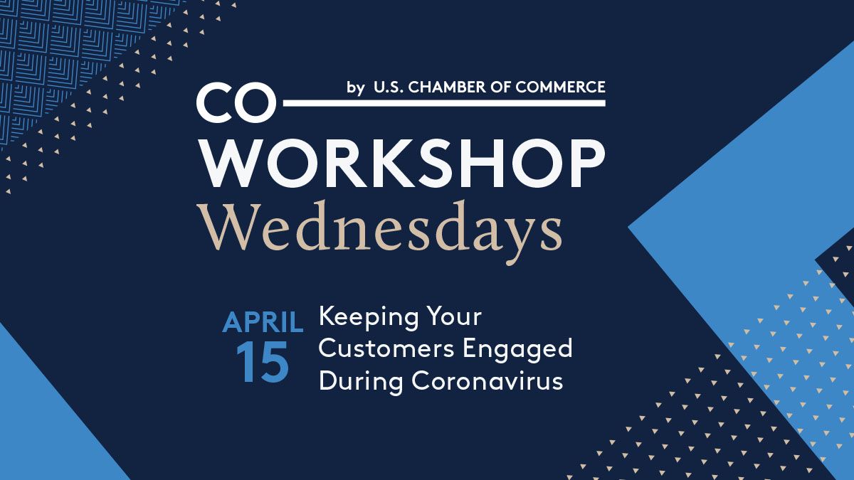 Join us for our first ever  #WorkshopWednesday! We'll be beginning shortly, at 10:30 am ET, with insights on engaging and retaining customers during the coronavirus crisis. Fill up your coffee cup and chat with us by clicking right here  https://bit.ly/2wK8Igk 