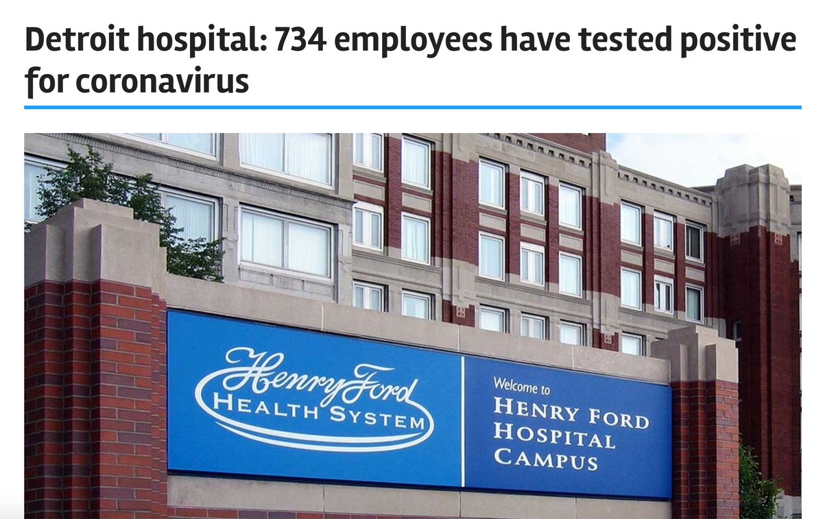 To see that 20% of US  #COVID19 infections are among the  #healthcare workforce is sickening.Not only were 1000s of American deaths preventable, but not getting ahead of the outbreak AND w/o  #PPE set this up https://www.cdc.gov/mmwr/volumes/69/wr/pdfs/mm6915e6-H.pdf (Detroit via  @edyong209) https://www.fastcompany.com/90485838/the-u-s-betrayed-the-healthcare-workers-fighting-the-coronavirus