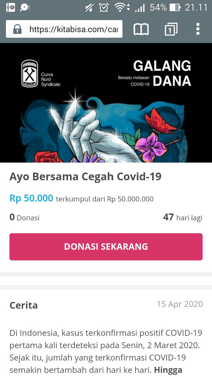 CNSyndicate's tweet image. Sekarang bisa berdonasi melalui kitabisa.com lurr

Link donasi : kitabisa.com/cnsbisa
@ILoveJepara @JeparaHariIni @jeparakabgoid @jeparasquad @Persijap