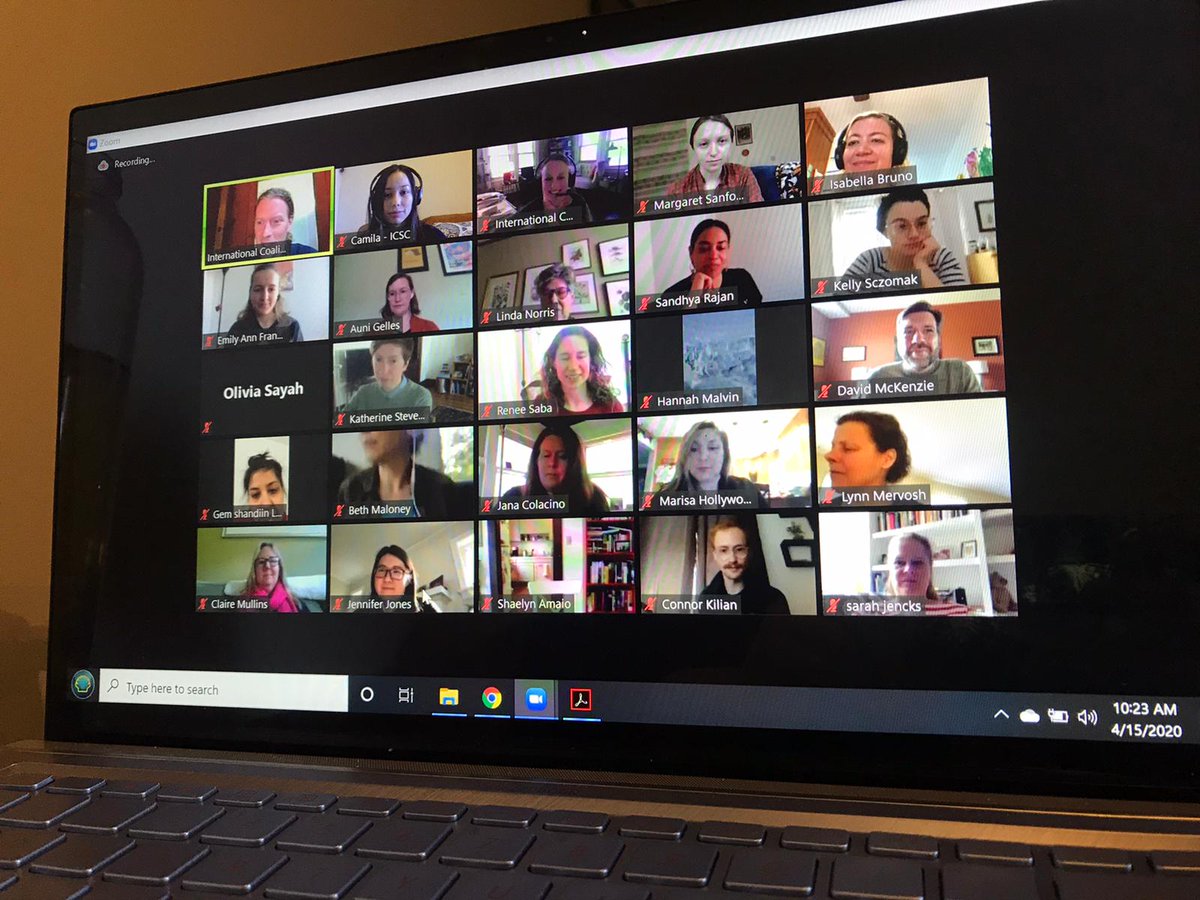 SitesConscience's tweet photo. Thanks to all joining us for our first COVID-19 Webinar: "Facilitated Dialogue on COVID-19." Happy to hear from you, learn from you, and share with you.
#HowWillYouRemember #MuseumsAlive #MemoryMatters #COVIDー19
@AAMers https://t.co/rI7zhw0ikn