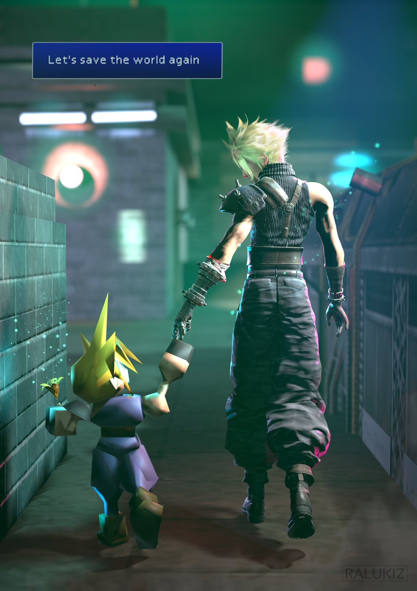 ff7 desktop wallpapers on Ralukiz Ff7 Remake Renders Account On Twitter I Decided To Post My Renders On Twitter Too From Now On I Made This Based On Kunviny S Artwork I Uploaded