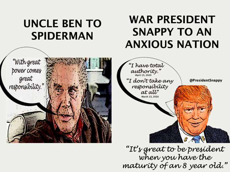 PresidentSnappy's tweet photo. #SpiderMan #TotalAuthority https://t.co/oqGB3ddzH7