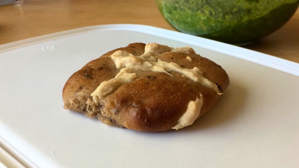 goodfoodstores's tweet image. Julian tried to make sourdough hot cross buns. 
We mustn’t laugh...
#FlatAsAPancake #BakingFail