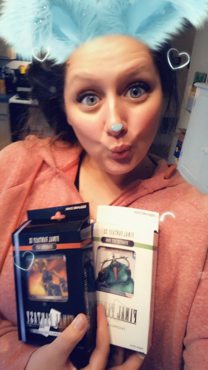 WitchyG11's tweet photo. So excited for some “new” old cards to add to my collection! Final Fantasy XII and IX.

What’s your favorite #FinalFantasyStarterPack ? 

#FinalFantasy #TCG #girlswhogame #NerdGirl #FFTCG @FFTCG_NA https://t.co/IRzQGroVtS