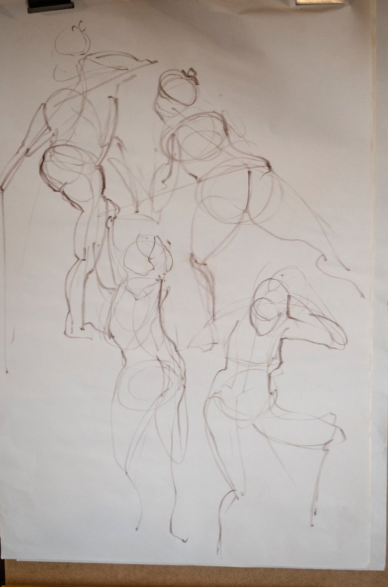 KixByDesign's tweet photo. Miss the life drawing classes...trying to get back to painting again. https://t.co/j7iLFGCL1e