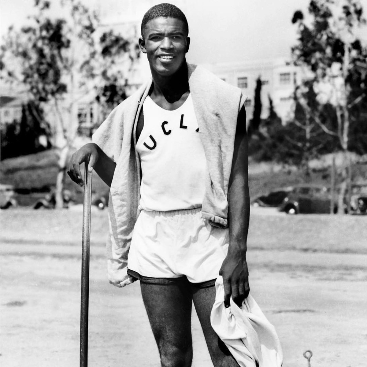 Jackie Robinson won the 1940 NCAA long jump title and continued to jump over barriers to change sports and the country forever.

Today we join <a href="/MLB/">MLB</a> in celebrating  #JackieRobinsonDay #Jackie42