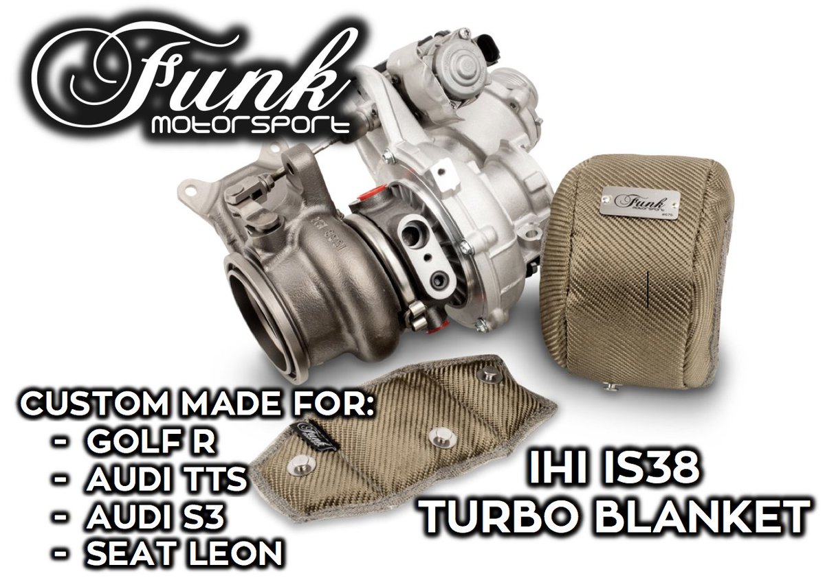 FunkMotorsport's tweet photo. Take a closer look of the IS38 (Golf R/Audi S3/Audi TTS/Seat Leon) Turbo Blanket. - https://t.co/OGj5aIY5Qo https://t.co/51QnFfTS06