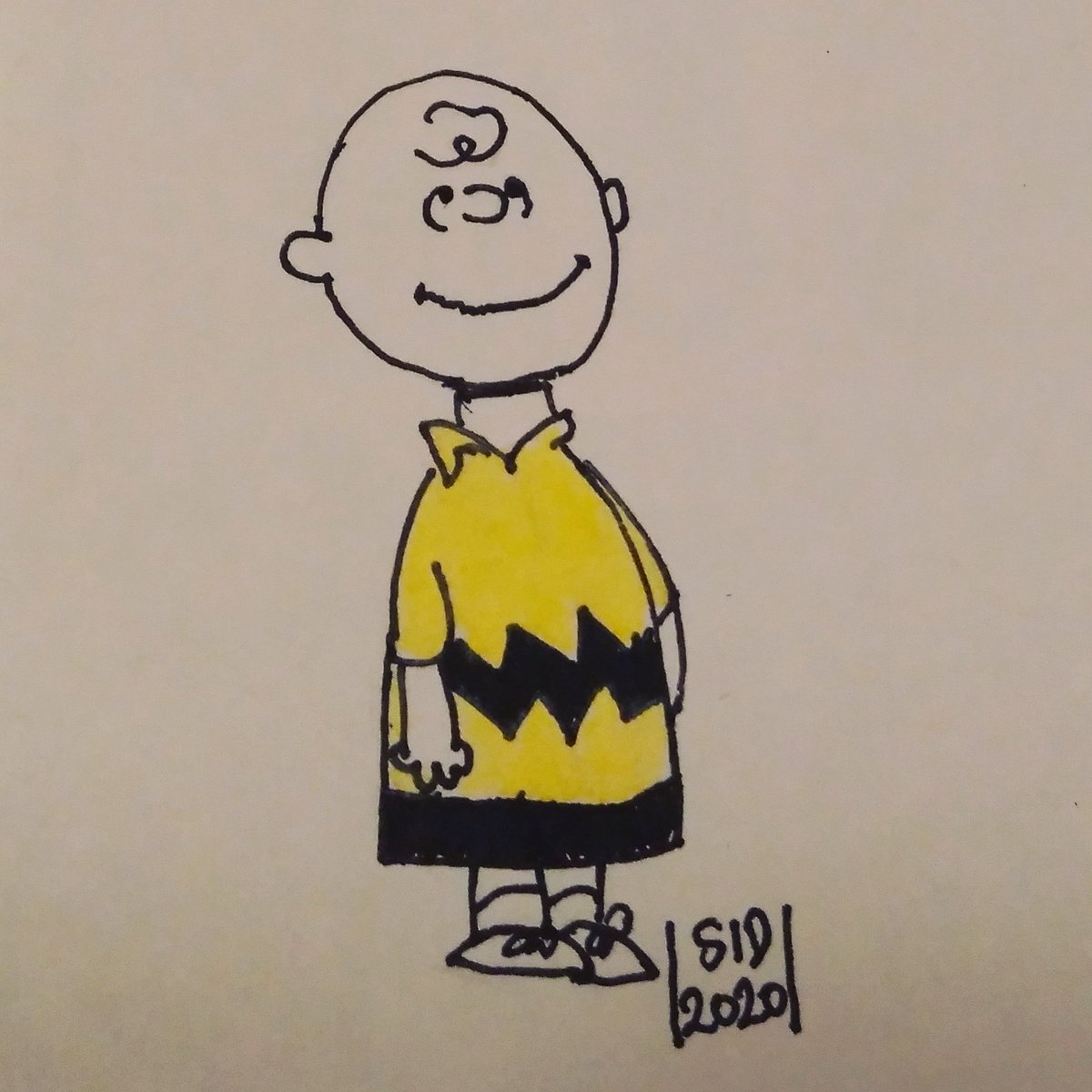 SIDDHARTHKAMTE's tweet photo. Charlie Brown
#Drawsnoopy
@SchulzMuseum https://t.co/yCelbheT4C
