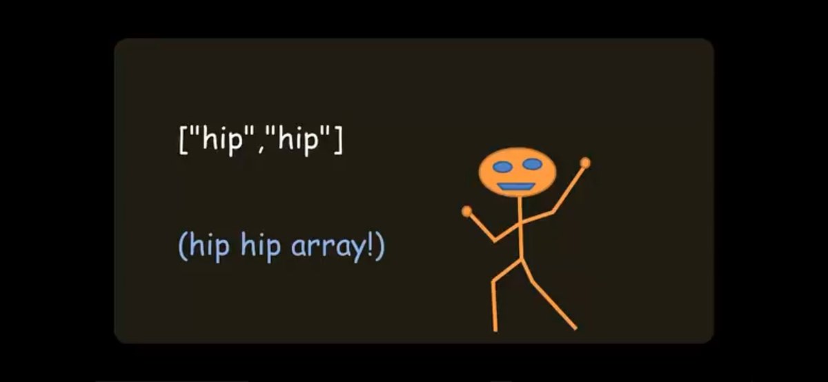 amisha101's tweet image. Time for some array fun!

#codinghumour #humour #joke #LiveLoveLaugh
#MakeThings