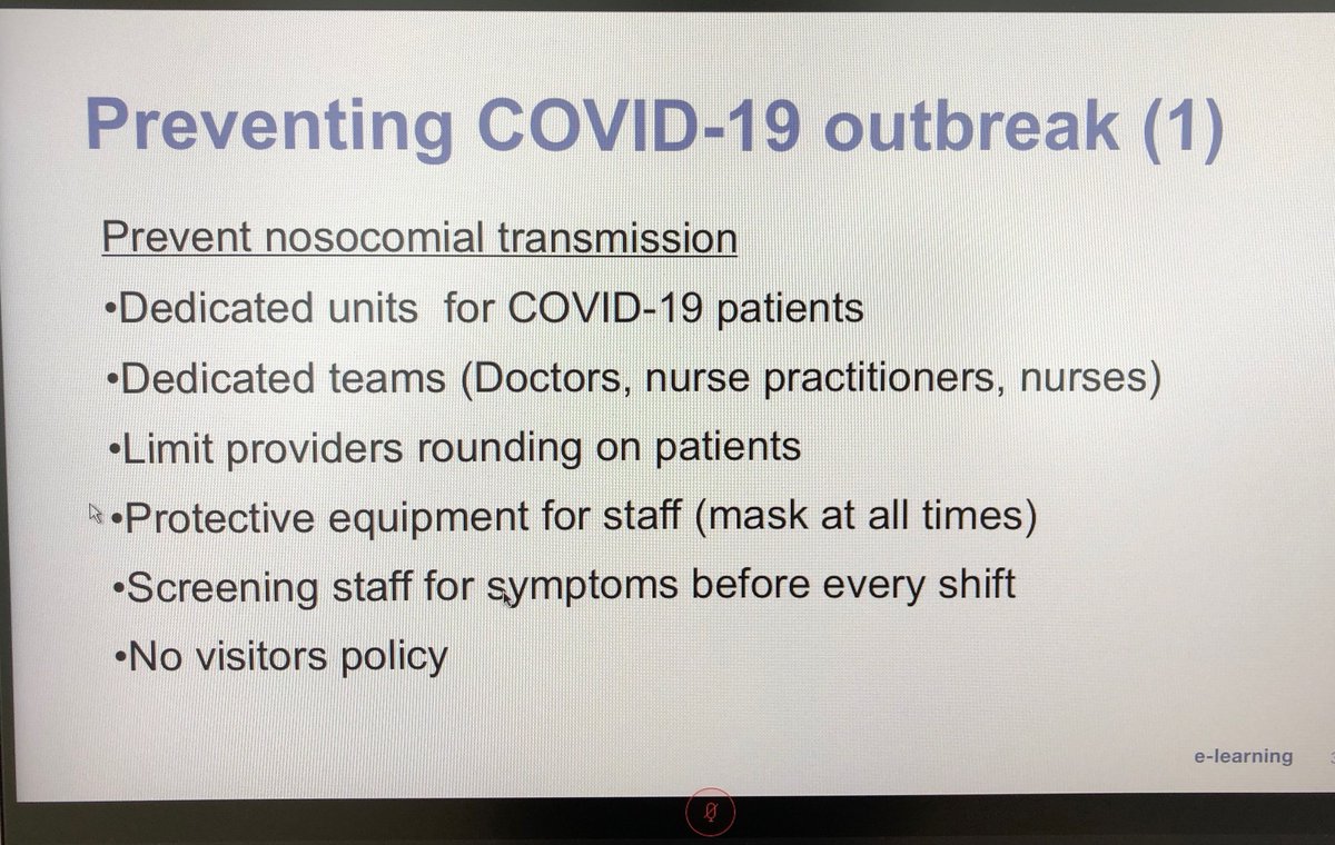  #COVID19BMT  @ASTCT  @TheEBMT webinar  #BMT  #CellTherapy: Dr Papanicolaou - shares experience from  #MSKCC (note typo on prevention slide #2 - 72 hour surveillance for  #COVID19 *negative* patients) cc  @DrMiguelPerales