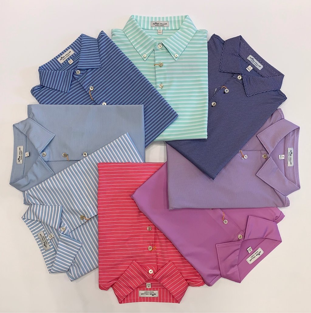 Maloufs's tweet photo. We are loving these spring colors from Peter Millar! 👕 Still want to shop some of your Malouf's favorites? Email justin.hernandez@maloufs.com or michael@maloufs.com today and we can deliver or ship to you! https://t.co/jFNCFntJSv