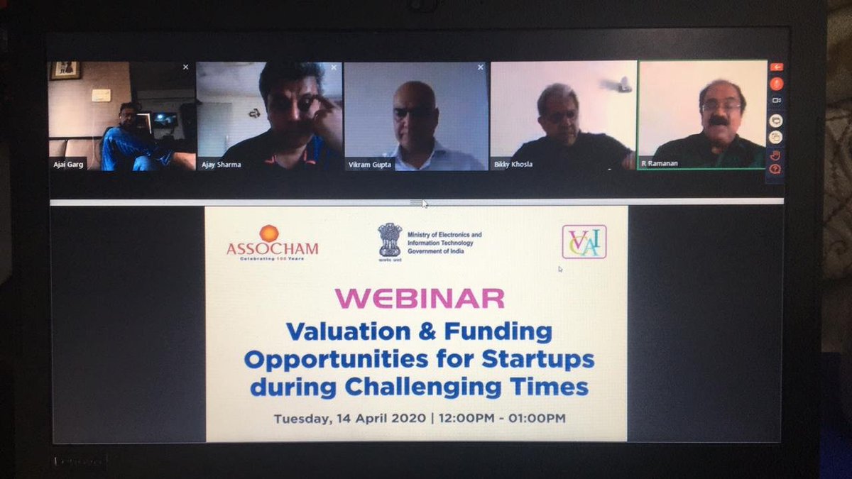 A key focus during #ASSOCHAM's #webinar on 'Valuation &amp; Funding Opportunities for Startups during Challenging Times' was the valuation of #startups.

It determines the effectiveness in the strategic decision-making process and provides the ability to track performance.
