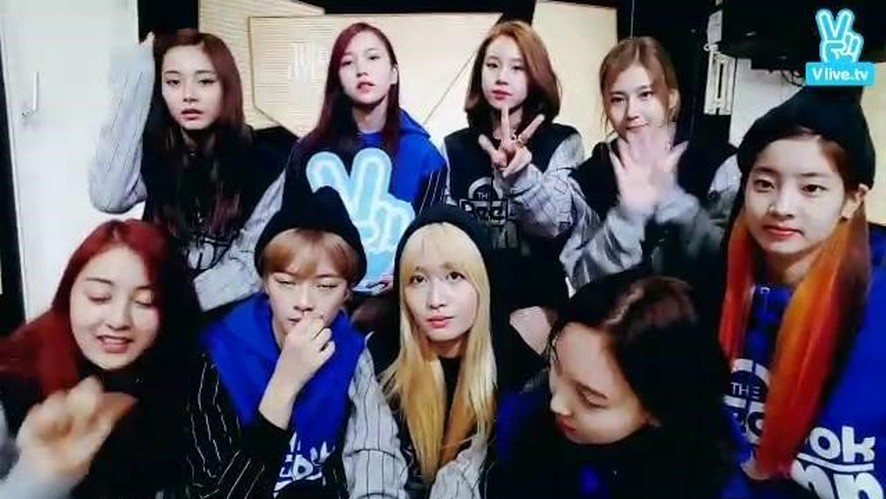 first vlive togethertwice:  https://www.vlive.tv/video/2570 loona:  https://www.vlive.tv/video/83525 