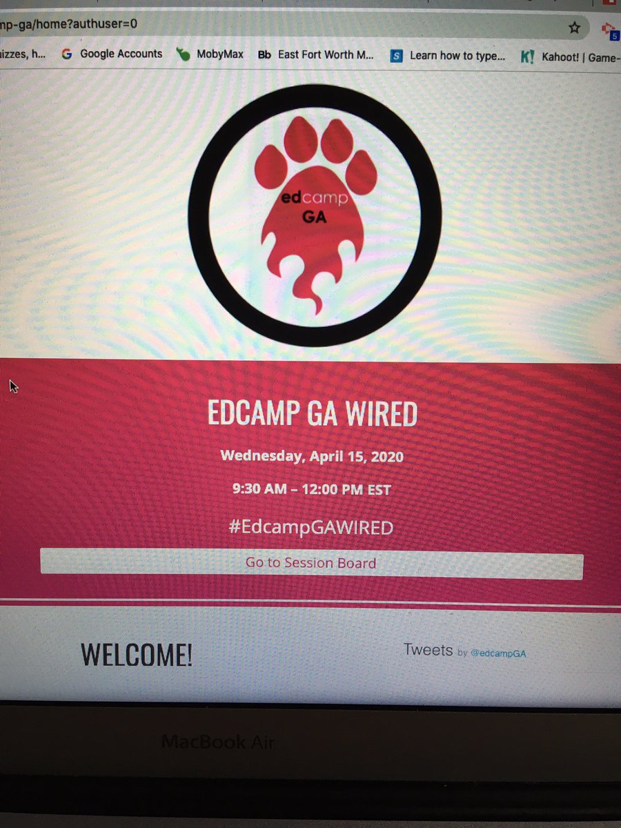 javierfaguilar's tweet photo. ready to network &amp; learn from other educators in #EdcampGAWIRED @edcampGA - thank you to all our sponsors 
Representing 
@efwmaschool #edcampefwma
@edcampefwma https://t.co/lpHJFFPPsM