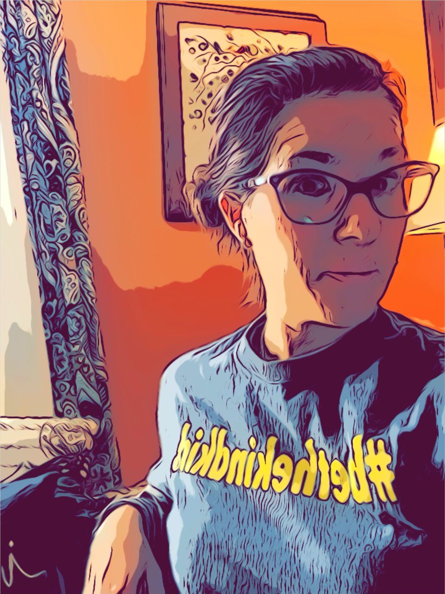 Even though we’re distance learning, I haven’t missed a #WearItWednesday! Wearing these shirts brings some sense of normalcy in a very NOT normal school day! ...and I hope it reminds us to #BeTheKindKid. ❤️ @NewCastleSrHS @PittC4C @JAMbethekindkid