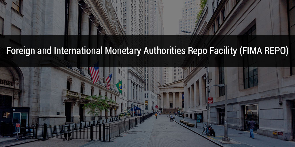 In addition to the swap lines, [we] established a temporary repo facility to allow foreign and international monetary authorities to temporarily exchange U.S. Treasury securities held in their accounts with the [us] for U.S. dollars. https://bit.ly/3bcAjWs 