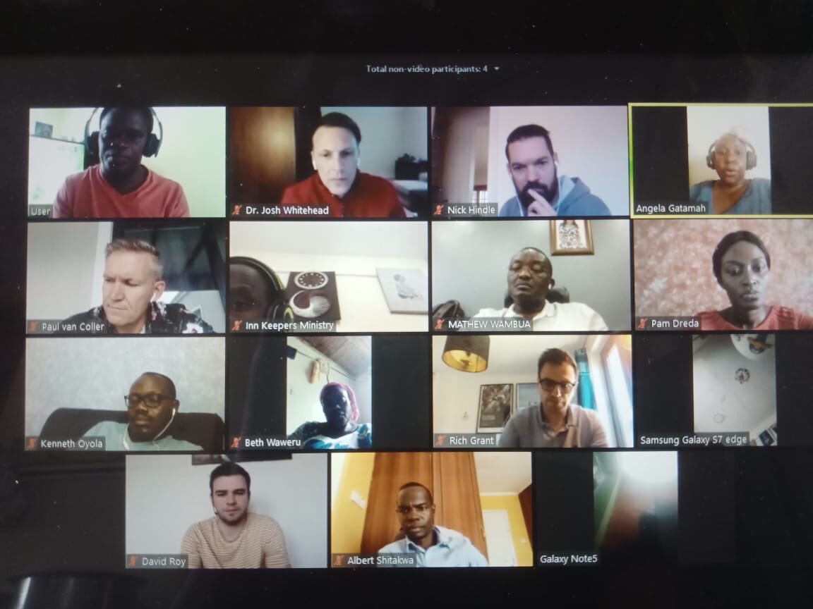oscaramisi's tweet photo. Insightful conversations today with pastors across the globe on challenges of Covid 19 and the great solutions and innovations churches are coming up with.#⁦@joshuawhitehead⁩⁦@PaulvanColler⁩⁦@dcdonholm⁩⁦@rchogo⁩ ⁦@AngieGatme⁩⁦@dcumoja⁩ https://t.co/povGCxXMTr