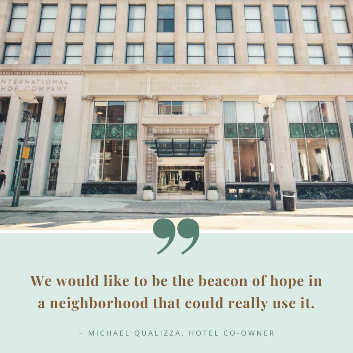 Thank you <a href="/stlouisbiz/">St. Louis Business Journal</a> for the coverage of the hotel highlighting co-owner Michael Qualizza’s focus on the health of our hotel, employees and community.
bit.ly/2xutUqQ