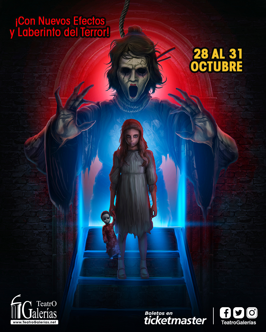 ¡Nuevos efectos y laberinto del terror! 😱 Regresa #ElSótano una de las obras de suspenso y terror japonés mas conocidas a nivel mundial 👹 ¡Boletos ya a la venta! 

Consulta horarios en teatrogalerias.net

💲 $250, $300, $400, $450
🎟 Compra en bit.ly/ElSótano-OCT20…