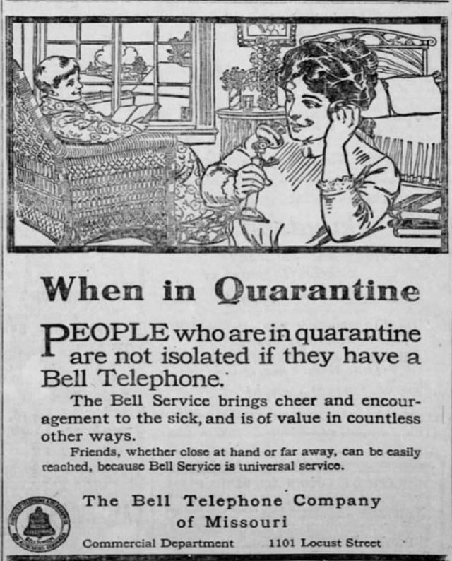 Oldie but goodie. Retro <a href="/att/">AT&T</a> ad from SW Bell.
Stay safe, be healthy!