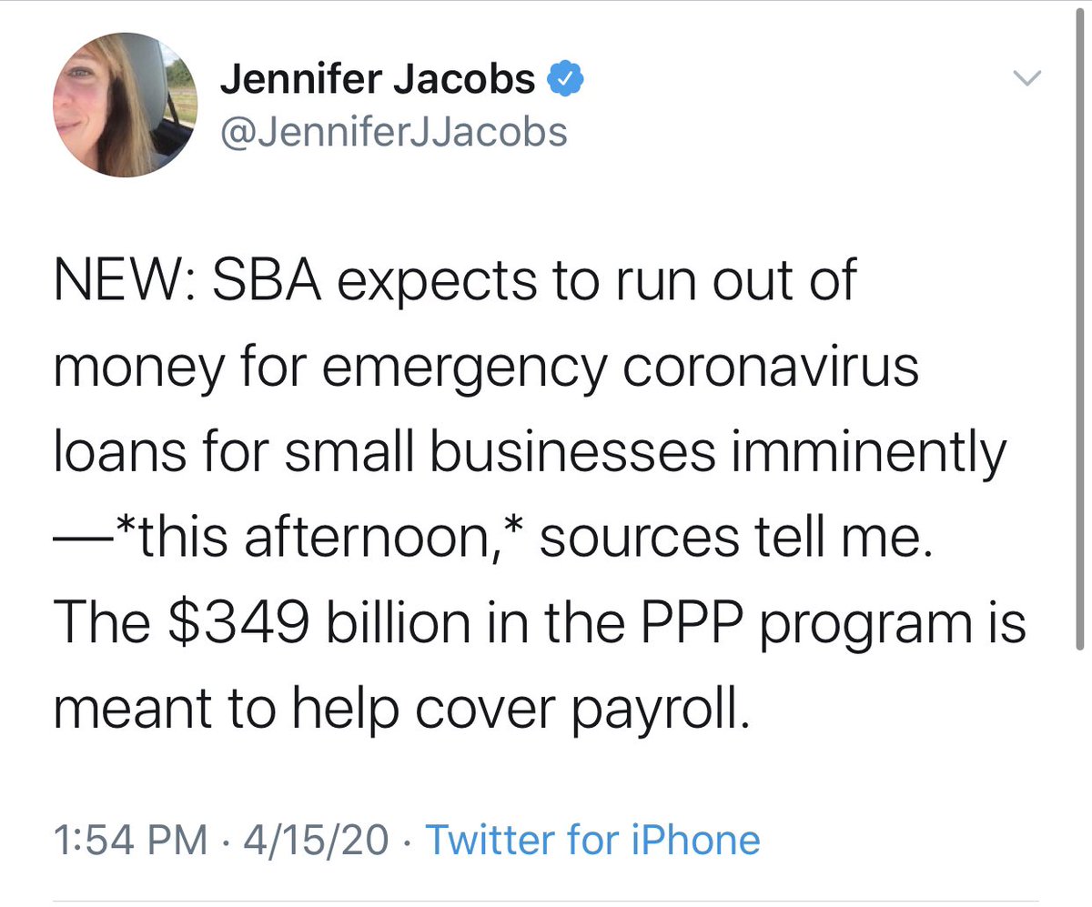 Pelosi pausing late night interviews about ice cream in her freezer to congratulate Democrats for blocking small business paychecks the night before funding runs out. This might be her “let them eat ice cream” moment.