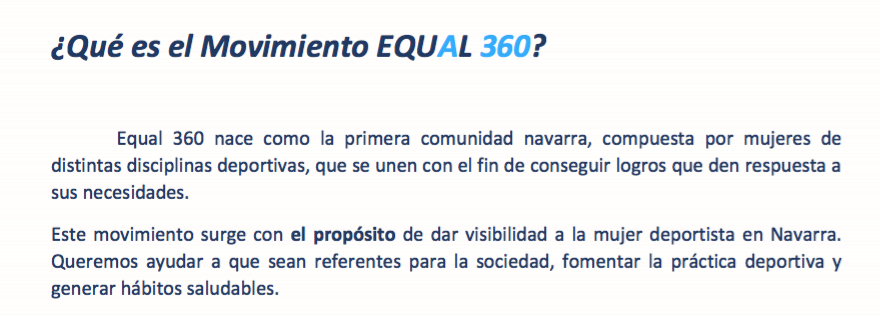 🙂 ¿Qué es el movimiento Equal 360? 🙂

👉🏽 ¡Conócenos un poco mejor!