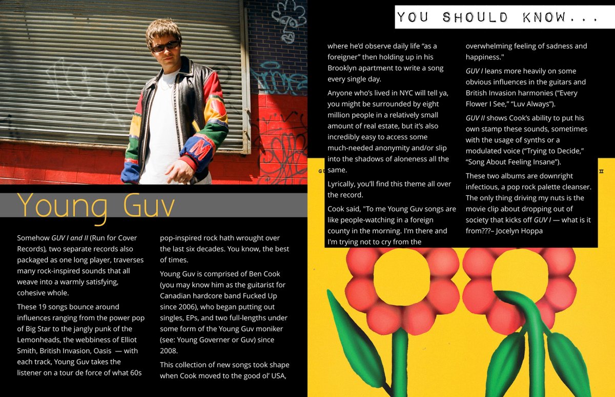 norecessmag's tweet photo. BAND YOU SHOULD KNOW // Young Guv (@youngguv)⁠
⁠
Here's the entire write up. Find 78 pages more of music journo goodness in NO RECESS! Issue 1.1⁠
⁠
https://t.co/fLs7koWAAs
#youngguv #musicjournalism #musicmagazine #indierock #goodshit #newmusic #soundsliketeenagefanclub https://t.co/fsjwqDIhZe