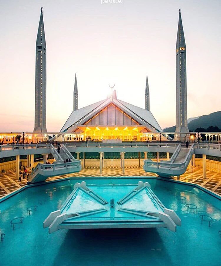 Shah Faisal Mosque in Islamabad #BeautifulPakistan