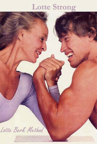 Lots more to come, but I leave you with this image - of Lydia Bach, who brought the dance-based Lotte Berk Method to the U.S., arm-wrestling with Arnold  @Schwarzenegger - that really shows the convergence of many different parts of the fitness industry/8 #fitnation  @TheNewSchool
