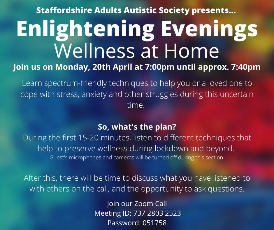 #Saas_staffs #wellness #spectrumfriendly #mentalhealthfirstaid