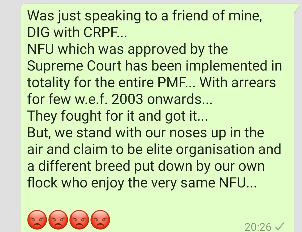 anilkumaruniyal's tweet photo. This msg is for top brass of @adgpi @indiannavy @IAF_MCC Armed Forces are no more elite- Your Doctor's and Officers are now lowest in Rung among all Gp A services. Heartiest Congratulations for your Selfish &amp; Myopic Vision.
@rwac48 @kakar_harsha @Gen_VKSingh @TheSatishDua @Ptr6Vb https://t.co/54kDmvSekS