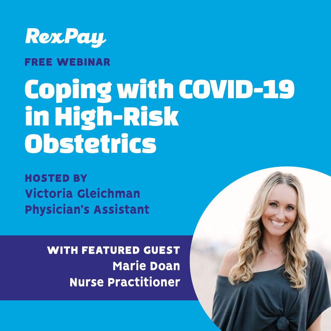 RexPay_inc's tweet photo. Join us today for a quick presentation on "Coping with Covid in High Risk Obstetrics." Learn how to keep your patients safe &amp; keep payments going in your practice. Register for free here: https://t.co/P9coUQ0uVZ
#healthcare #Covid_19 #FreeWebinar https://t.co/Ao2mJ3CWbV