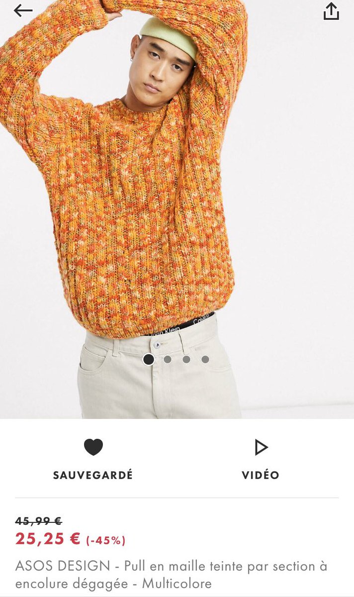 Le pull Mimosa sur Asos