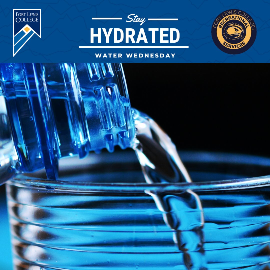 FLCRecServices's tweet photo. Happy Wednesday Skyhawks! Don't forget, drinking water is crucial to staying healthy and maintaining the function of every system in your body, including your heart, brain, and muscles. #FLCvirtualfitness https://t.co/zFH6VyBksq