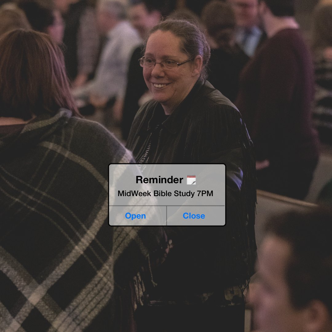 Reminder 🗓️ 
Join us tonight for MidWeek Bible Study at 7PM!
facebook.com/nlcclancaster
