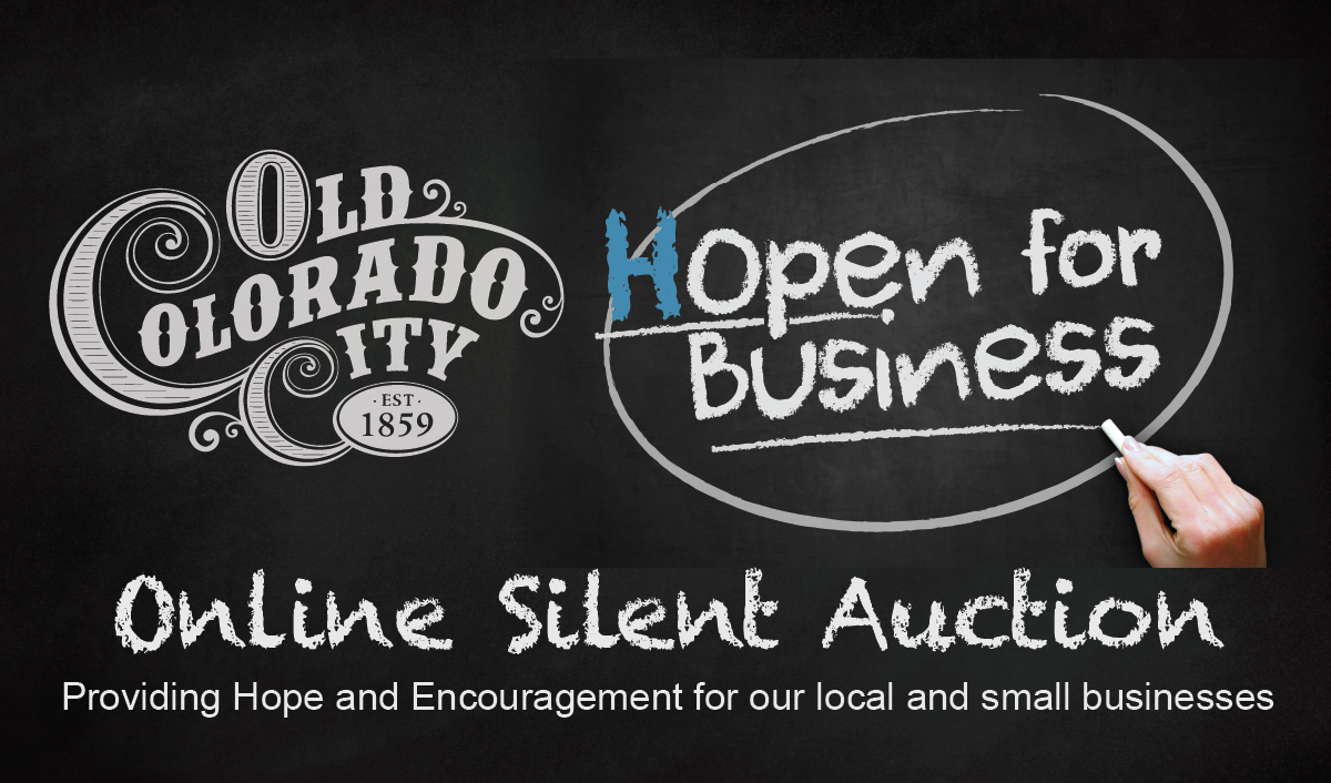 THE <a href="/OCCCS/">Old Colorado City</a> Hope for Business - Online Silent Auction is live now! Their online silent auction is designed to help locally owned merchants and businesses during these uncertain times, and help raise money for Colorado Springs Food Rescue. 32auctions.com/HOPE4OCC?fbcli…