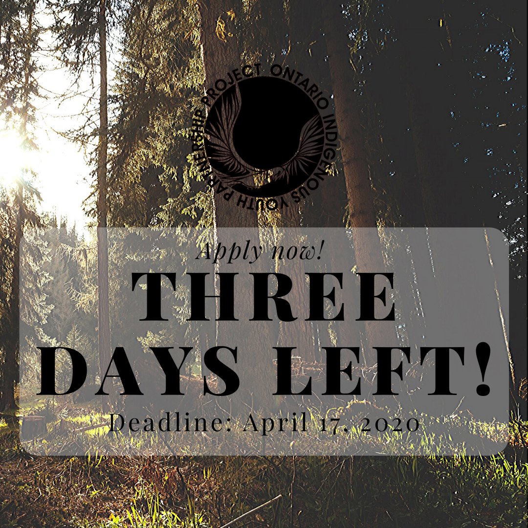 ONIndigenous's tweet photo. Only 3 days left to apply!

The application is short and sweet. You can apply for 3 tiers:
Tier 1 - $1,000 - $2,000
Tier 2 - $2,000 - $5,000
Tier 3 - $5,000+ 

#indigenousgrants #indigenousyouth #reciprocity #granting #nativegiving #communitybuilding #skoden https://t.co/ym1GE2L9S8