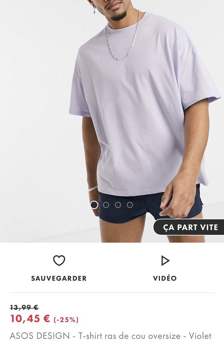 Le t-shirt Fleur sur Asos