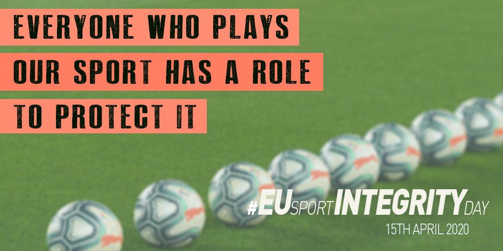 It's #EUSportIntegrityDay, be a team player and take a stand against match-fixing! #PROtectIntegrity #RedButton