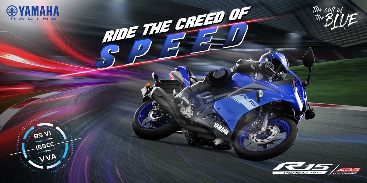 India_Yamaha's tweet photo. Reminiscing the best moments with your R 15?
.
.
#Stayhome to race toward  future memories!
.
.
#Stayindoors #coronaviruslockdown #YamahaRacing #Yamaha #Yamahamotorindia #YamahaIndia #R15 #YamahaR15 #Rdna #DualchannelAbs #Lovetoride 
#r15lovers https://t.co/iguudLJx8S