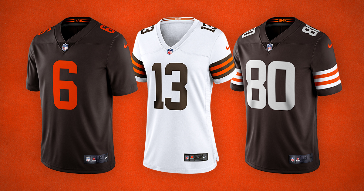 Cleveland Browns on X: Our new jerseys are on sale now! Jerseys
