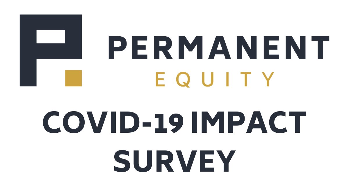 PermanentEquity's tweet photo. We've put together 3 anonymous surveys about the impact of COVID-19 and would love for you to participate.

SMB Owners/Execs: https://t.co/V5wjcJkIcu

Employees: https://t.co/b4kzqvoXTI

Lost your job: https://t.co/bI4i7eLEXD

We'll be sharing the results in the coming days. https://t.co/Q11SEbbOgx