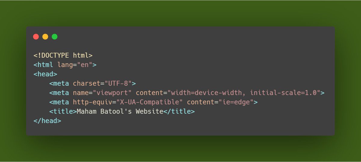 MahamDev's tweet photo. โ Today I've completed learning the basics of #HTML.
โ
Link by anchor elements
โ
Image into a link
โ
Ordered & Unordered list
โ
Form Element, Radio Buttons & CheckBoxes
โ
Doctype, head & body of an HTML document
#Day2OfCoding #100DaysOfCode #CodeNewbie https://t.co/7vR6vITnQL